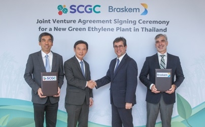 ‘บราสเคม’ ผนึกกำลัง ‘SCGC’ เดินหน้า ตั้งโรงงานผลิตเอทิลีนชีวภาพ (Green-Ethylene) ในประเทศไทย