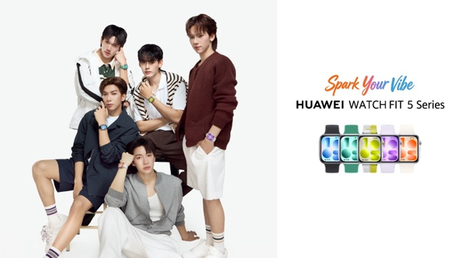 หัวเว่ย ดึง “PERSES” คัมแบ็กนั่งแท่นเซเลบริตี้ แคมเปญ HUAWEI WATCH FIT 5 Series