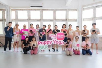 เมืองไทยประกันชีวิต จัดกิจกรรมสุดเอ็กซ์คลูซีฟ “PUPPY YOGA BKK”