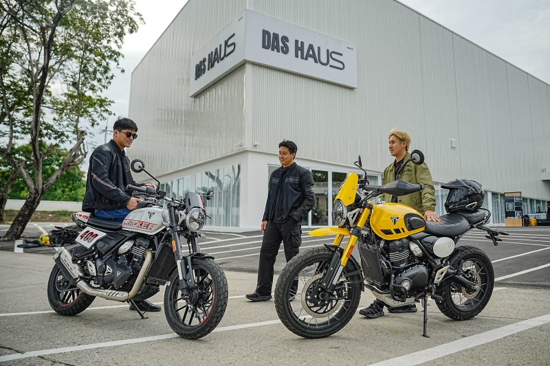ไทรอัมพ์ ปลุก Passion Spending! ด้วย Scrambler 400 XC & Tracker 400