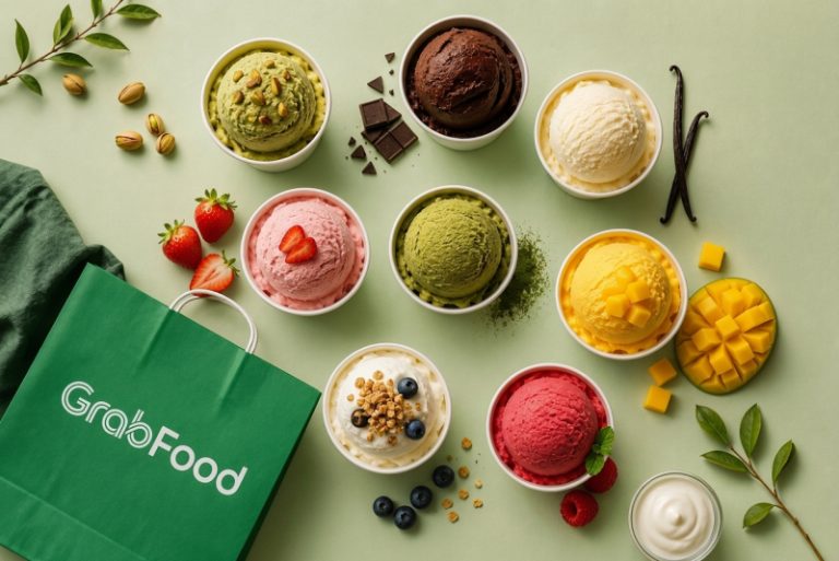 แกร็บฟู้ด เผยออเดอร์ไอศกรีมโต 70%  รับอานิสงส์ Gelato Effect
