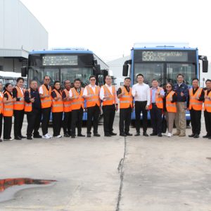 NEX–AAB เปิดบ้านต้อนรับคณะ ขสมก. ตอกย้ำความพร้อมผลิตและประกอบรถโดยสารไฟฟ้า 1,520 คันในประเทศไทย